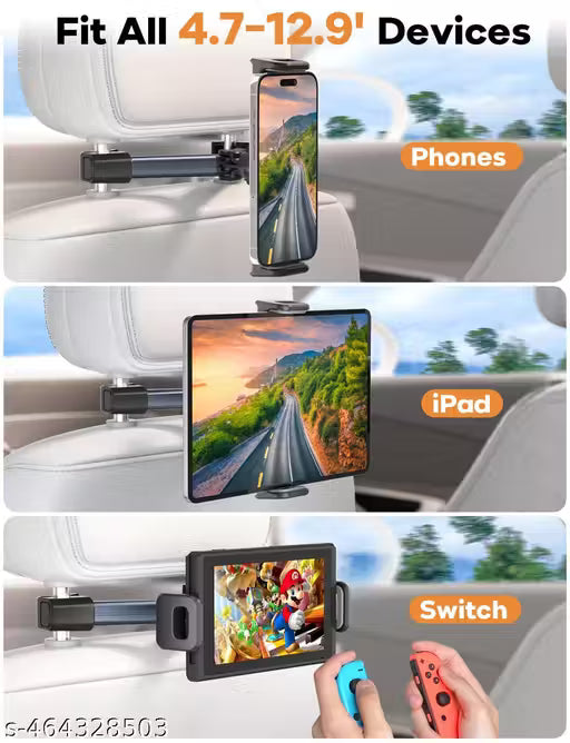 Car Headrest Phone/Tablet/iPad Holder